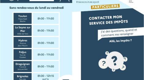 Vous souhaitez contacter le service des impôts...